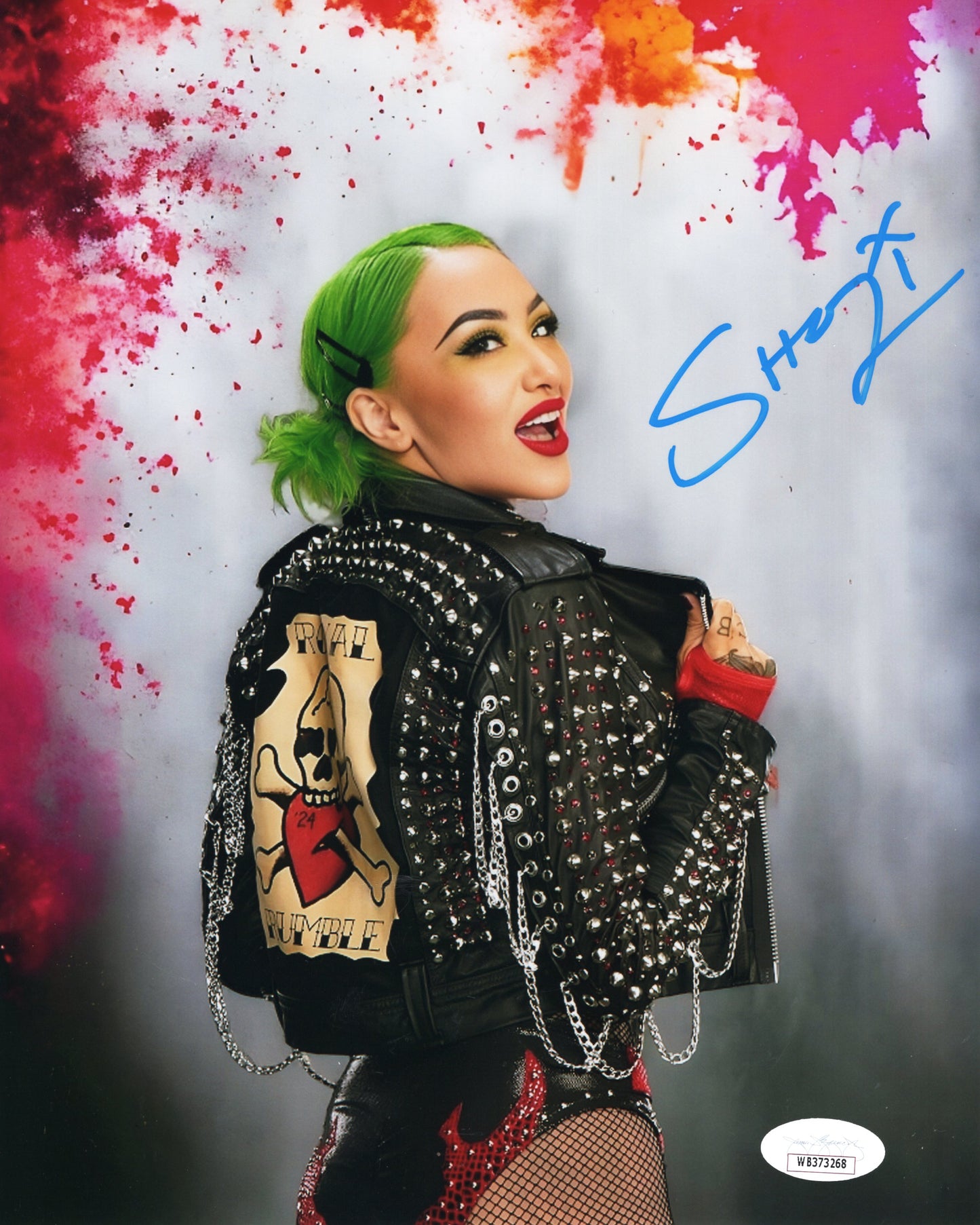 Shotzi (8x10 metallic) Funhouse JSA COA photo signed auto autographed WWE