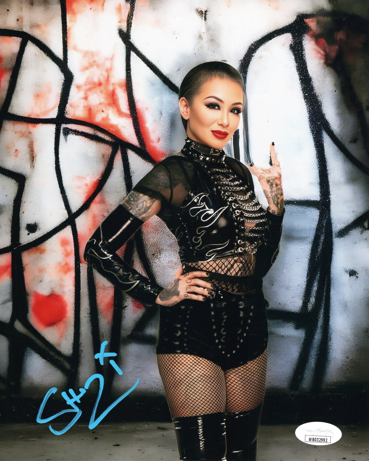 Shotzi (8x10 metallic) Funhouse JSA COA photo signed auto autographed WWE