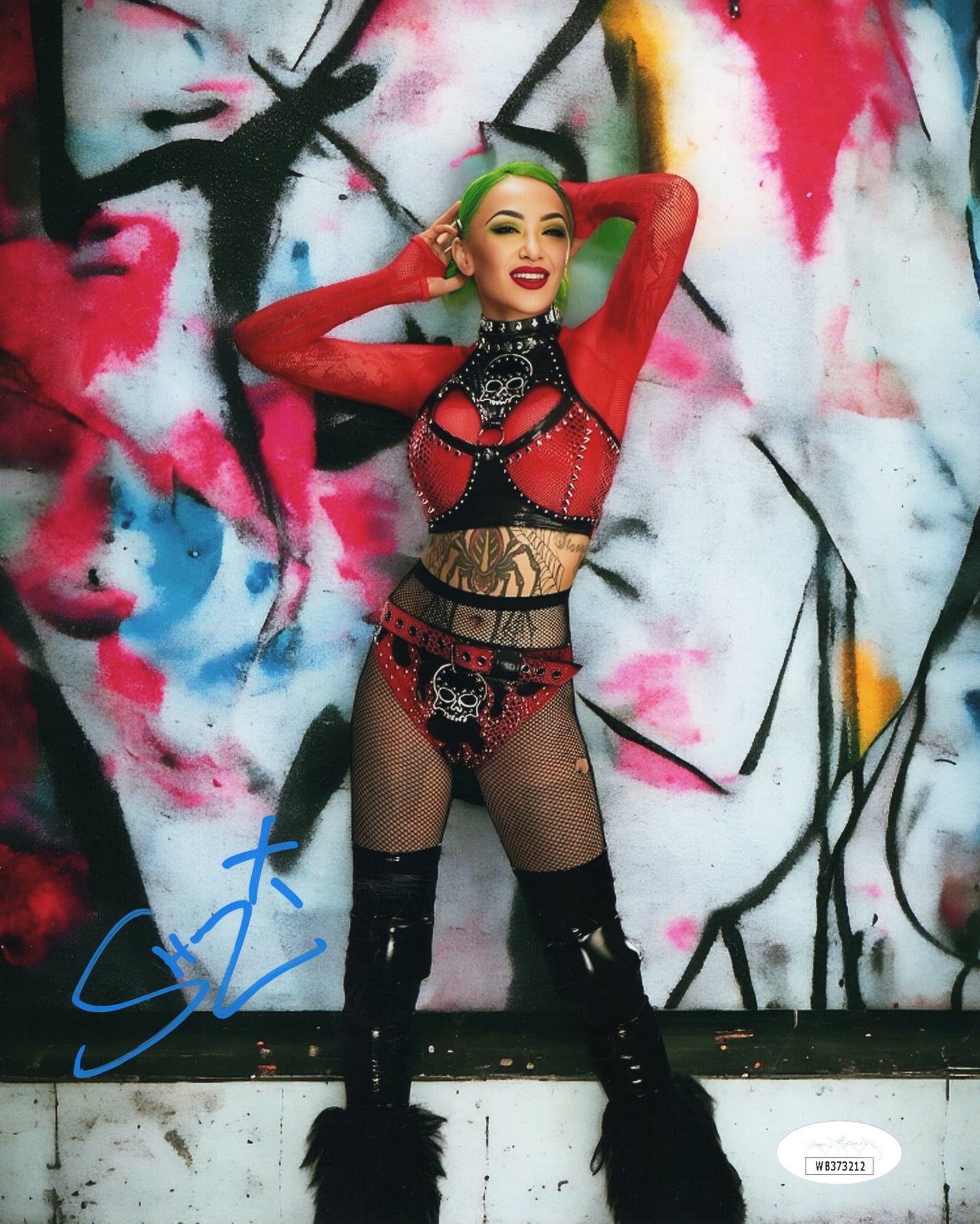 Shotzi (8x10 metallic) Funhouse JSA photo signed auto autographed WWE