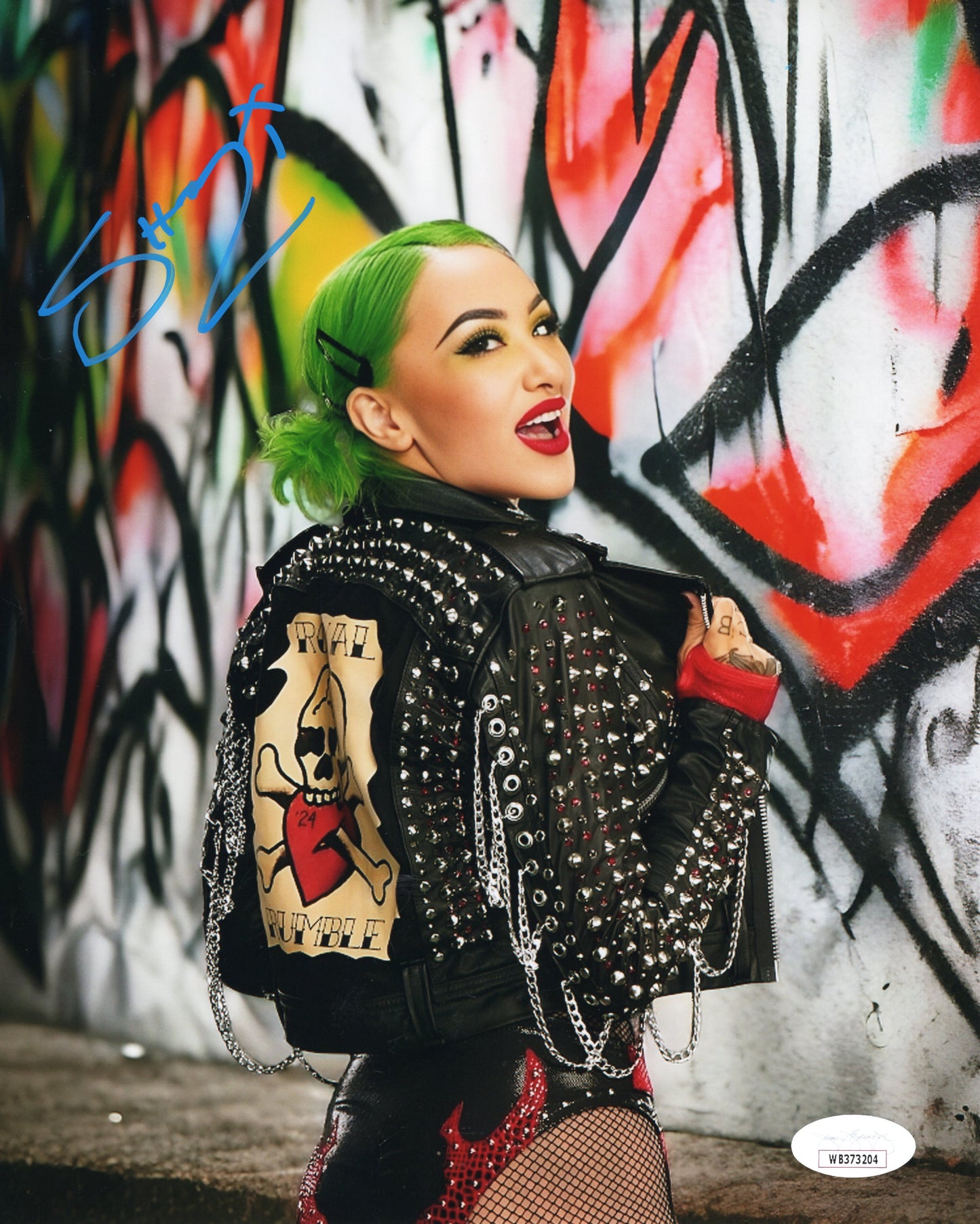 Shotzi (8x10 metallic) Funhouse JSA photo signed auto autographed WWE