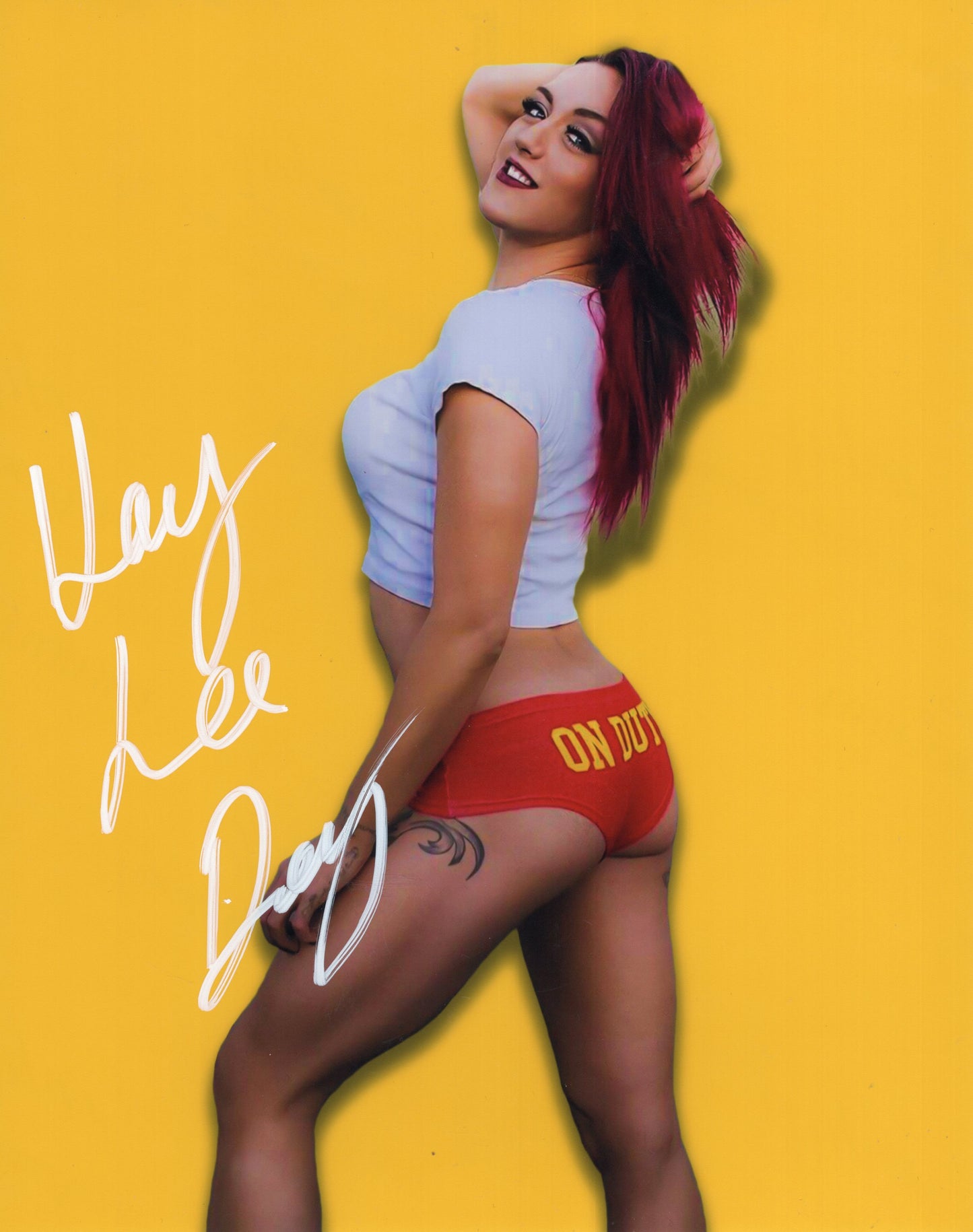Kay Lee Ray Alba Fyre (funhouse 8x10) autographed signed photo funhouse WWE