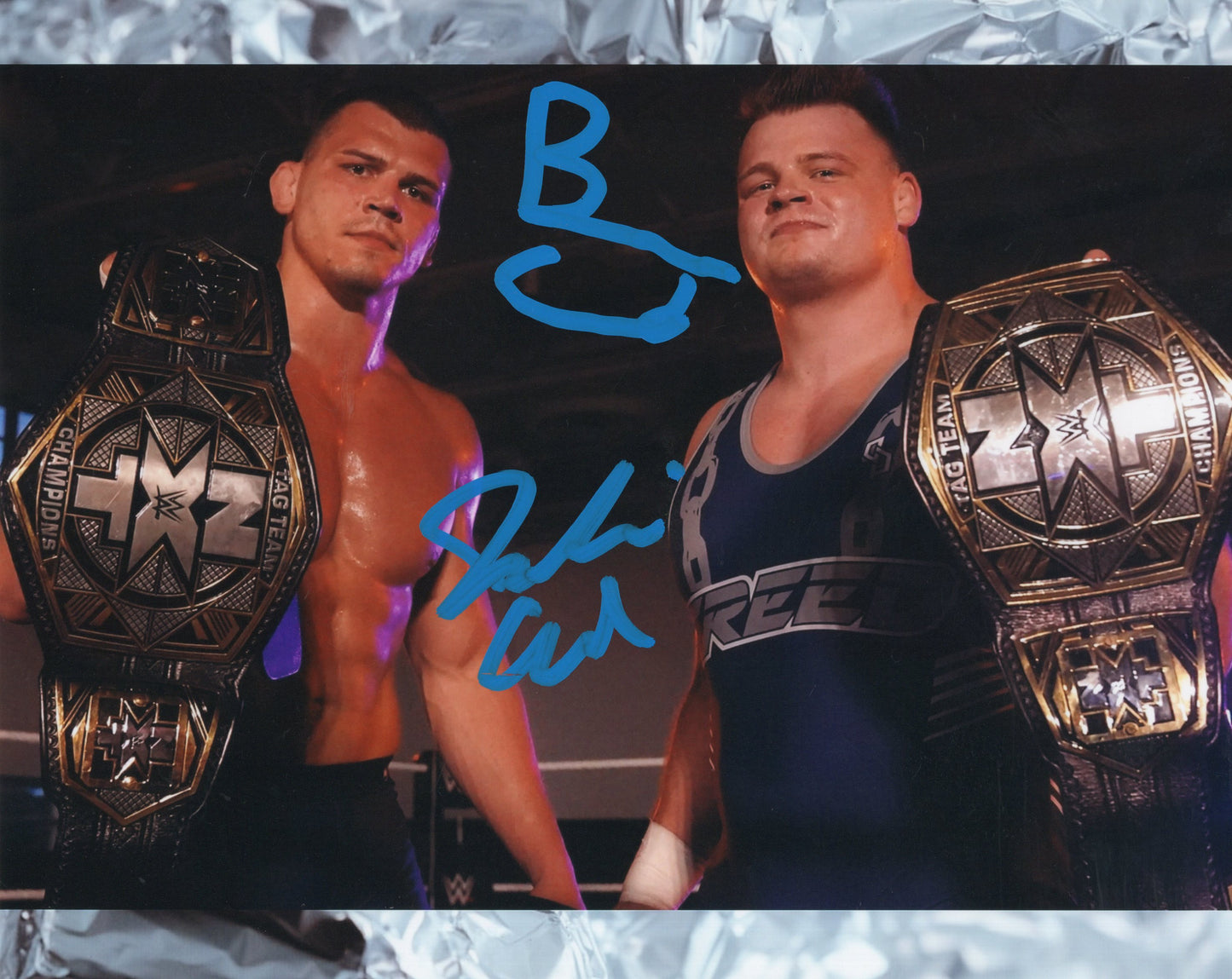 Creed Brothers (8x10) WWE NXT photo signed auto autographed