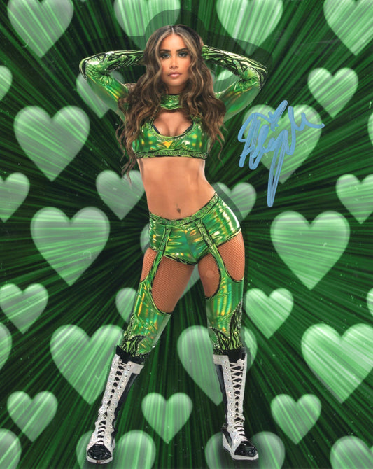 Aliyah (8x10 metallic photo) signed auto autographed WWE