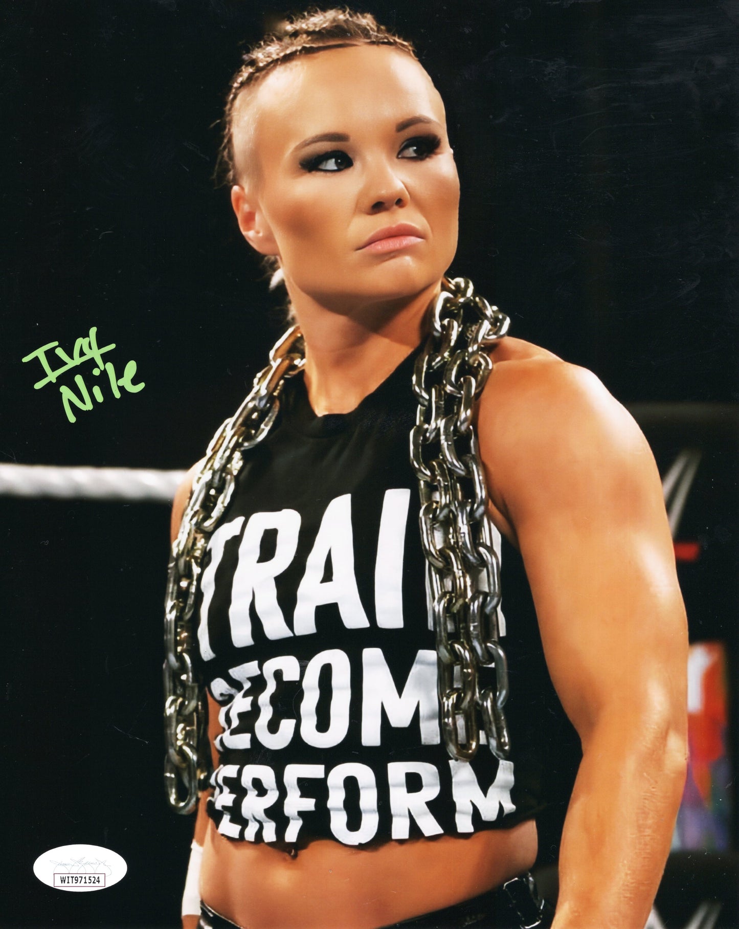 Ivy Nile (8x10 metallic) NXT photo signed auto autographed WWE