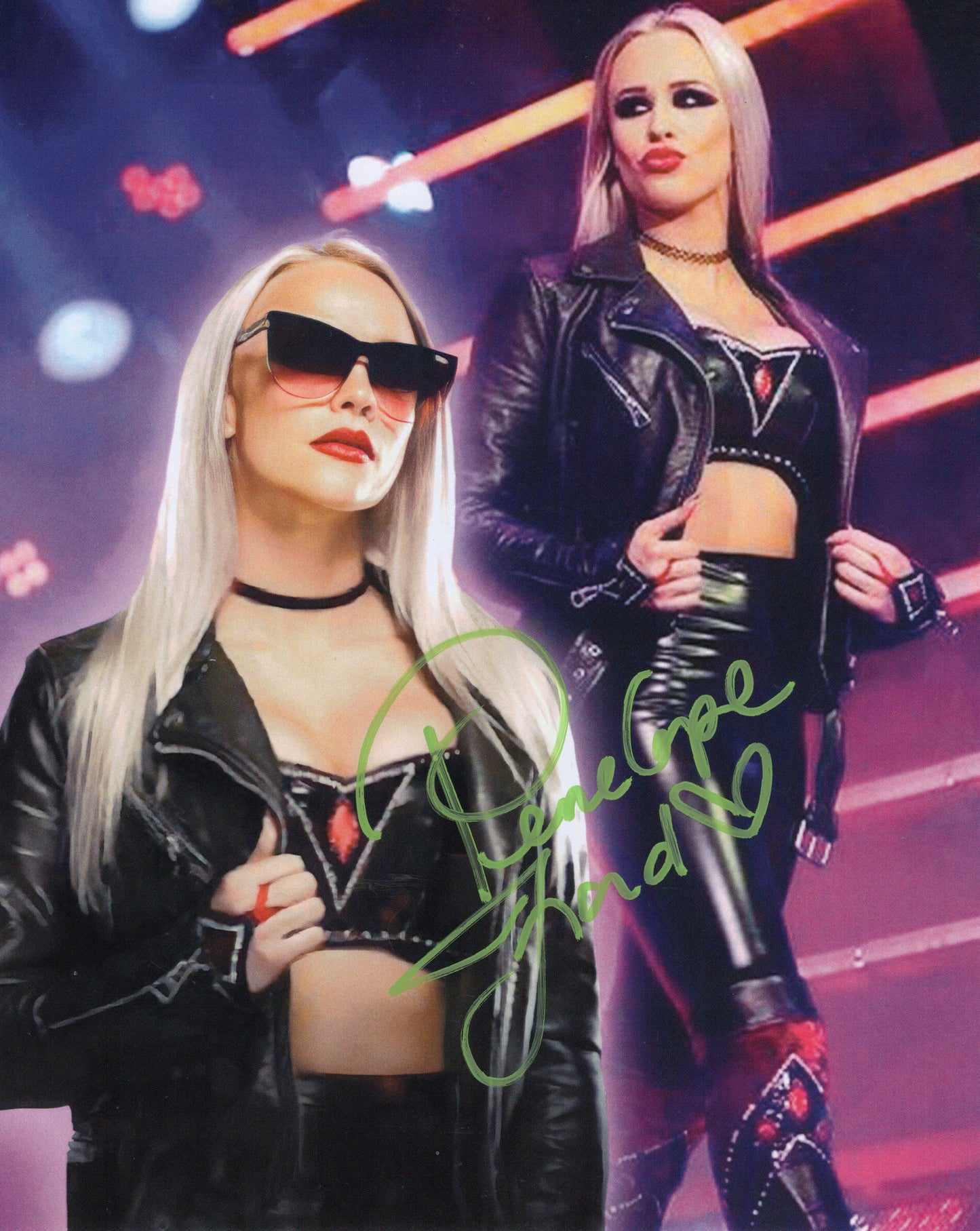 Penelope Ford (8x10) AEW photo signed auto autographed