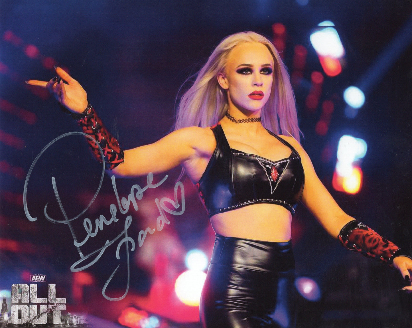 Penelope Ford (8x10) AEW photo signed auto autographed