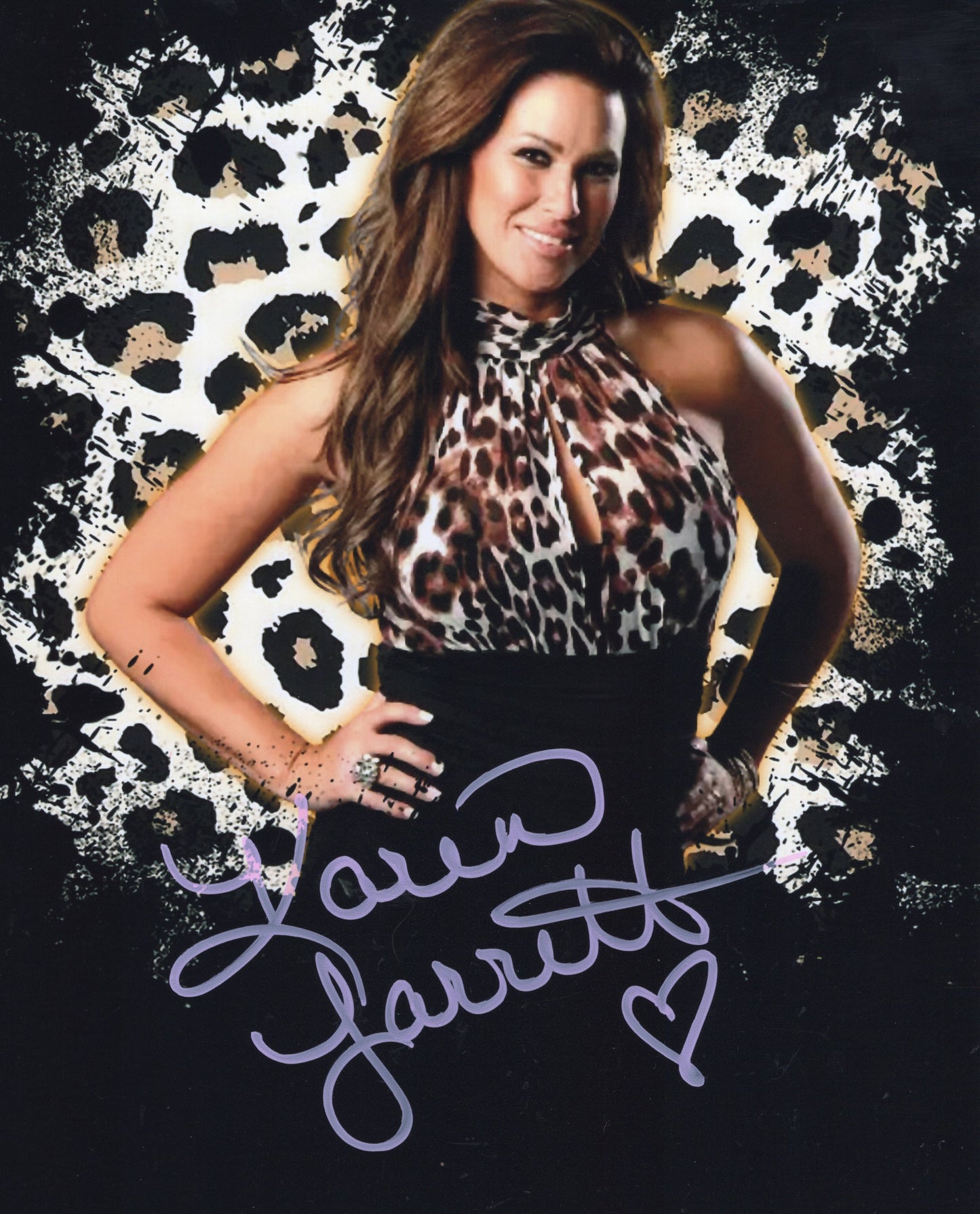 Karen Jarrett (8x10) AEW photo signed auto autographed