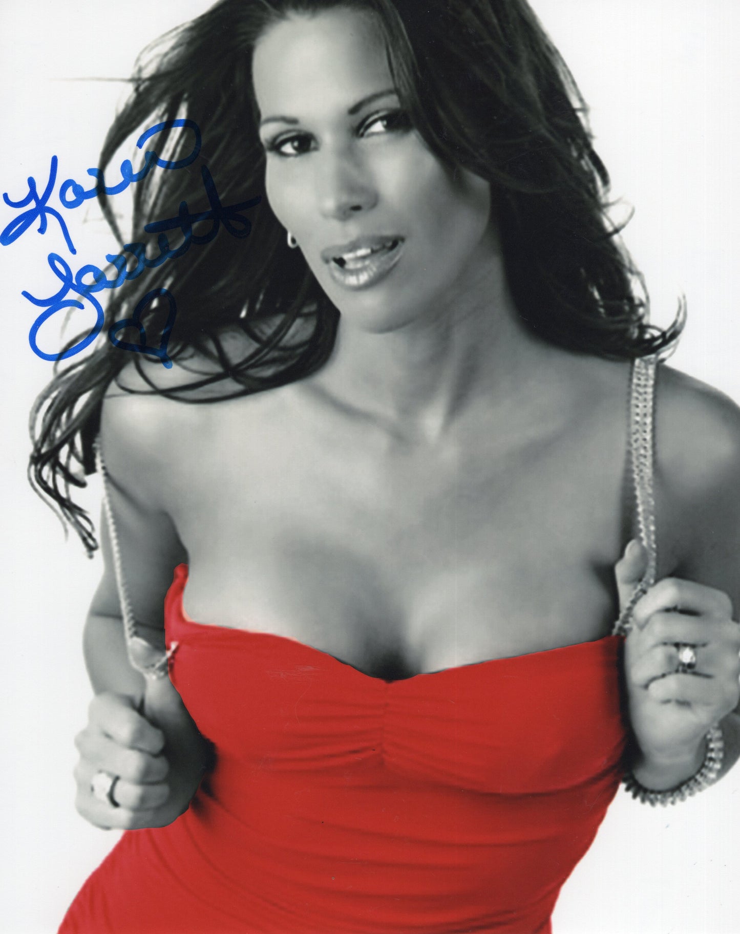 Karen Jarrett (8x10) AEW photo signed auto autographed