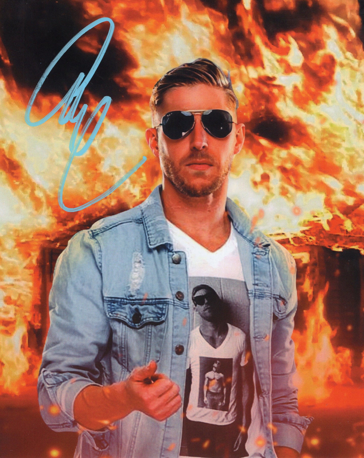 Orange Cassidy 8x10 AEW signed autographed photo