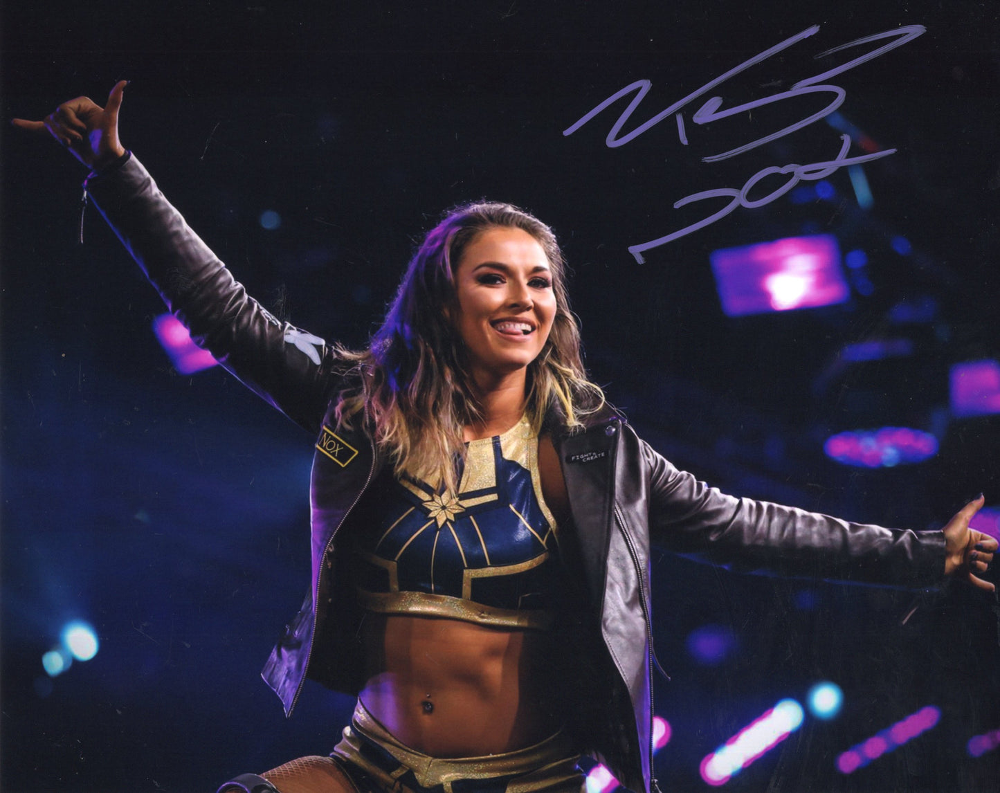 Tegan Nox (full signature) 8x10 WWE DIVA SEXY HOT signed autographed photo