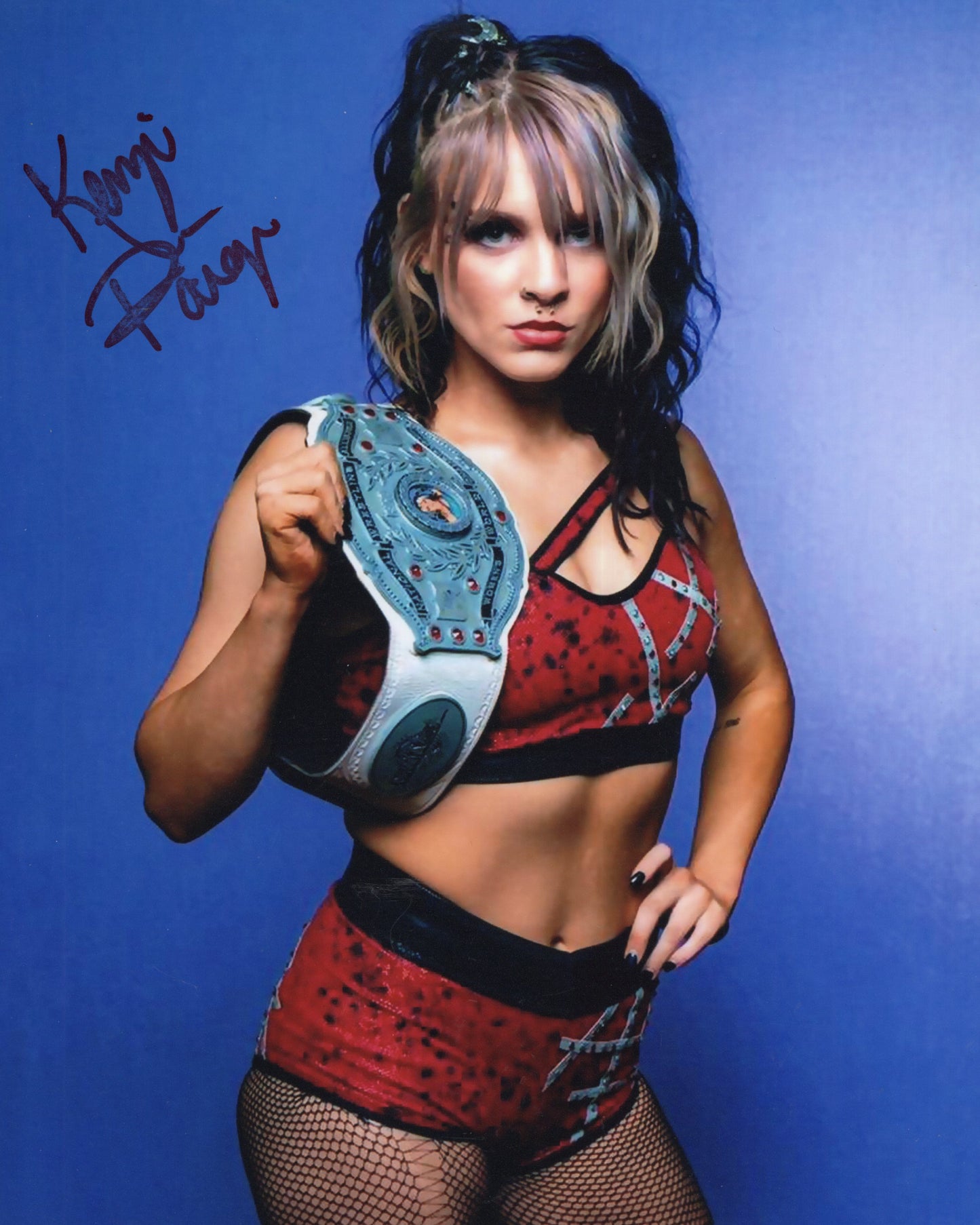 Kenzi Paige (8x10) photo ROH AEW photo signed auto autographed