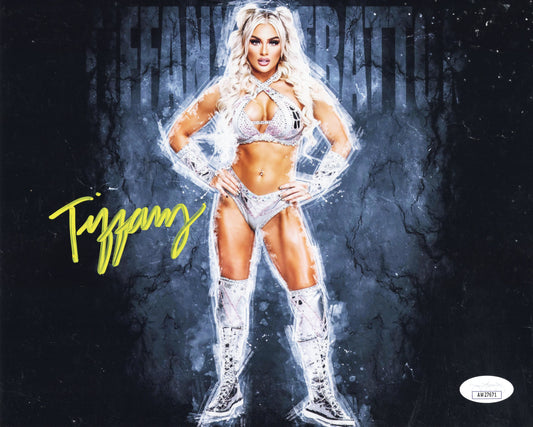 Tiffany Stratton (8x10 metallic)  JSA COA WWE NXT autograph signed photo