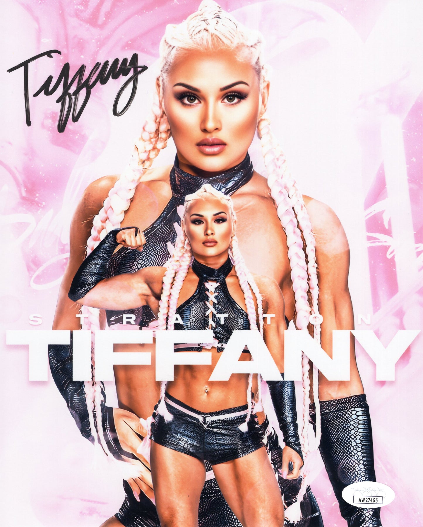 Tiffany Stratton (8x10 metallic)  JSA COA WWE NXT autograph signed photo