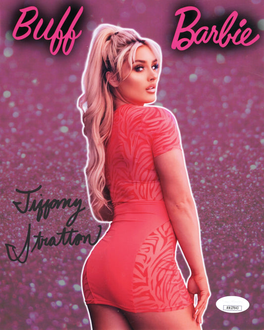 Tiffany Stratton (8x10 metallic)  full signature JSA COA WWE NXT autograph signed photo