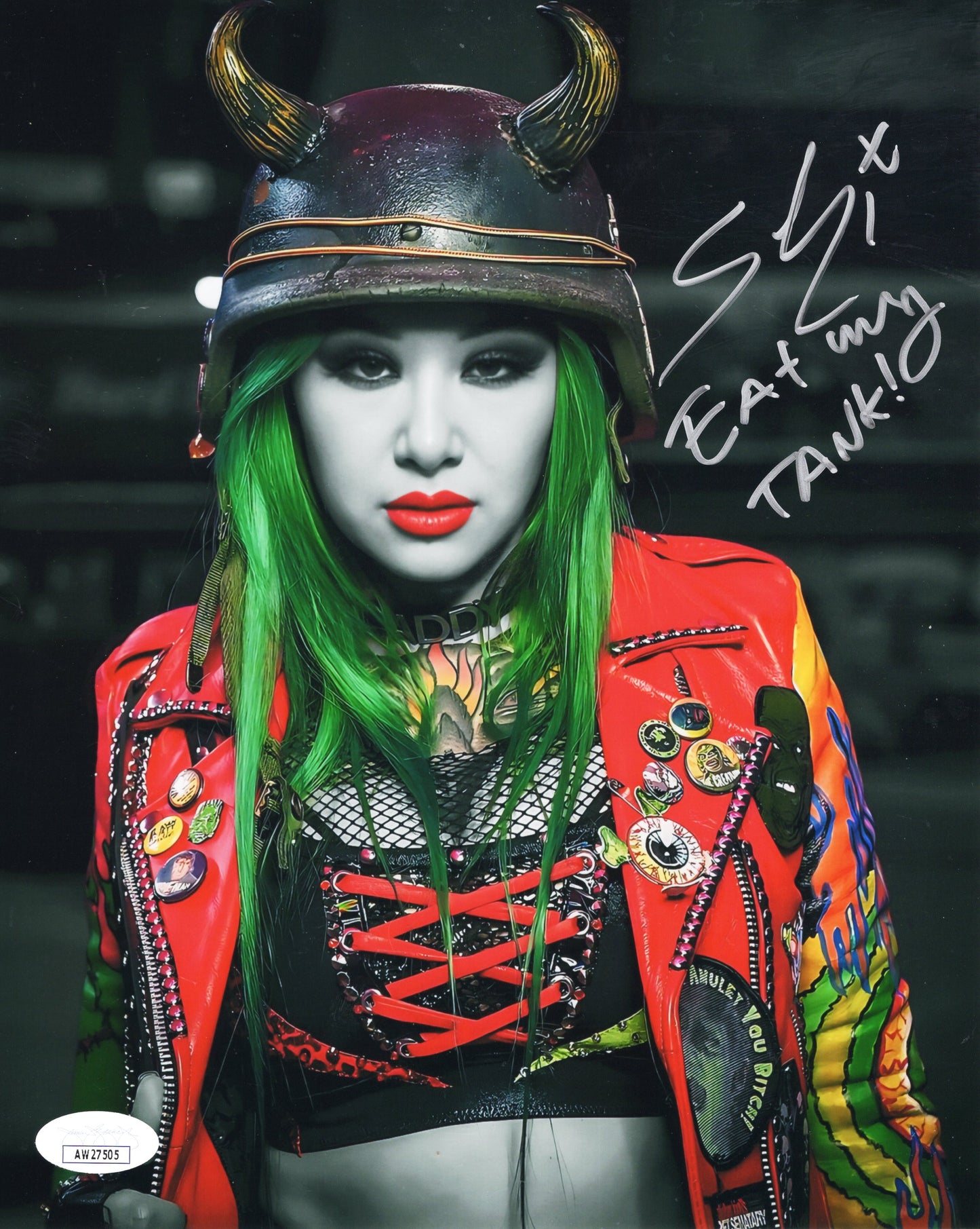 Shotzi (8x10 metallic) Funhouse JSA COA photo signed auto autographed WWE