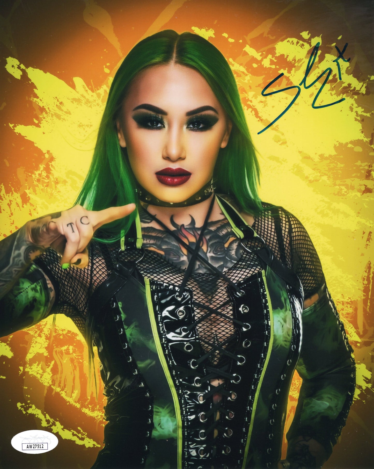 Shotzi (8x10 metallic) Funhouse JSA COA photo signed auto autographed WWE