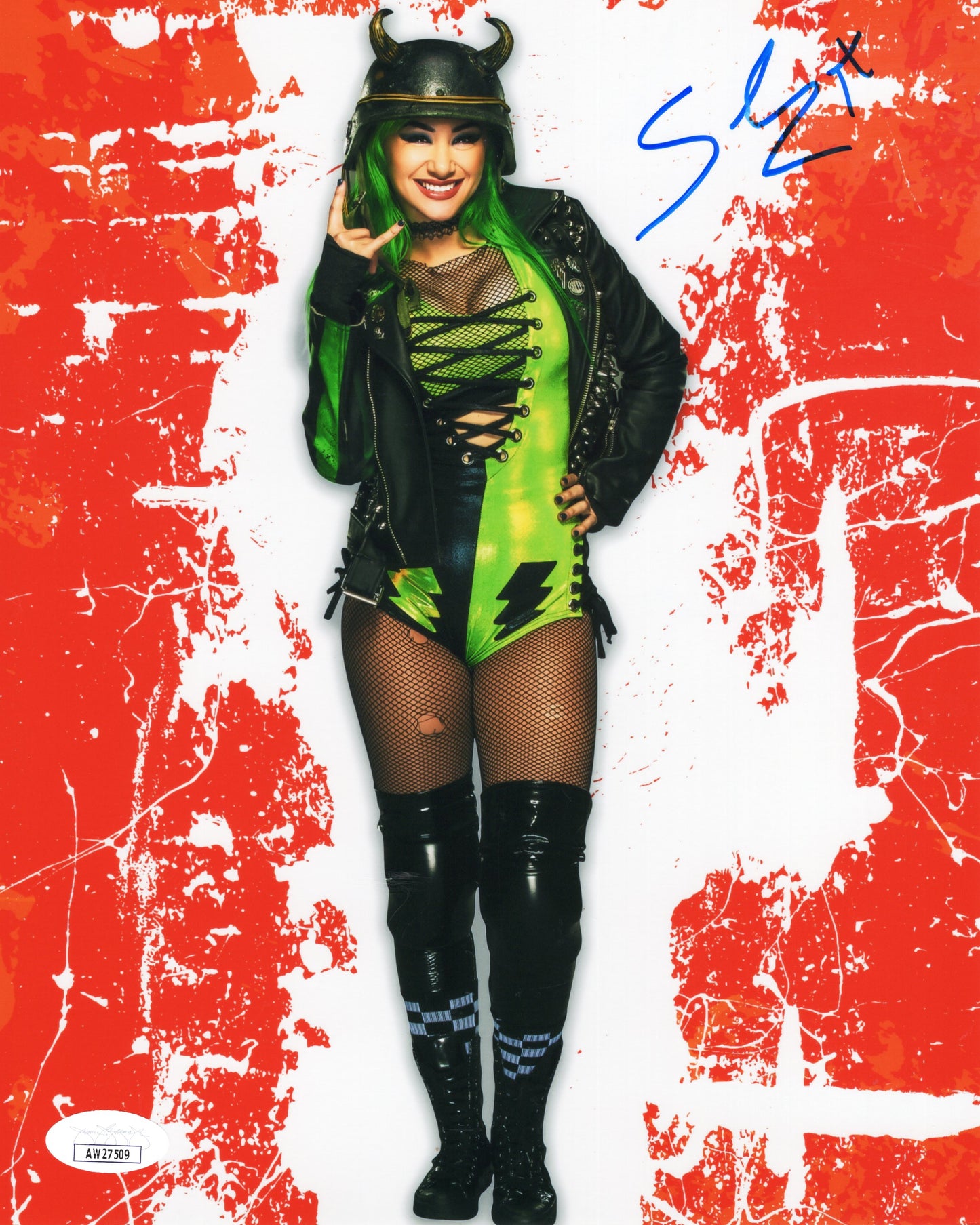 Shotzi (8x10 metallic) Funhouse JSA COA photo signed auto autographed WWE