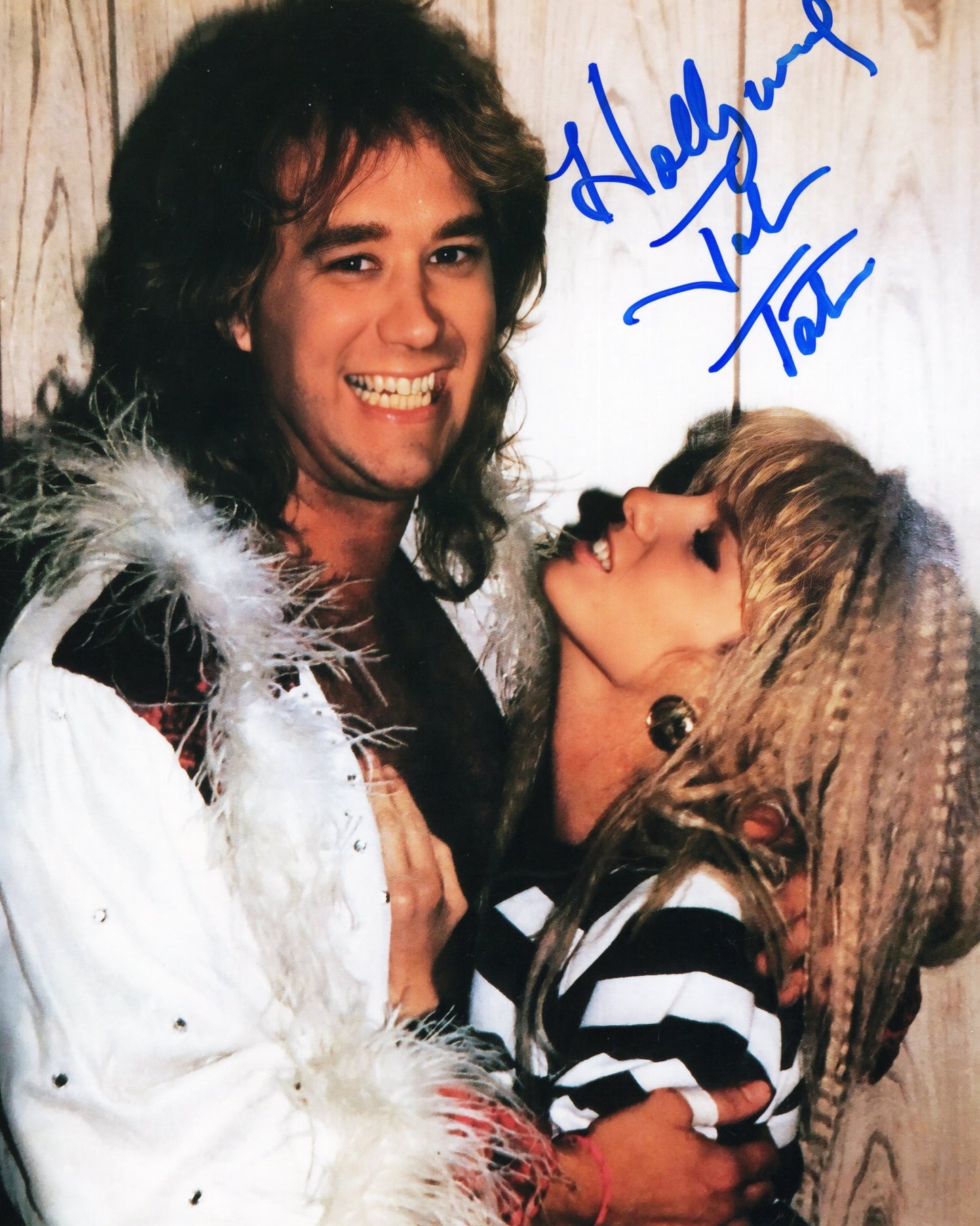 Hollywood John Tatum (metallic 8x10) signed autographed photo funhouse USWA WCCW