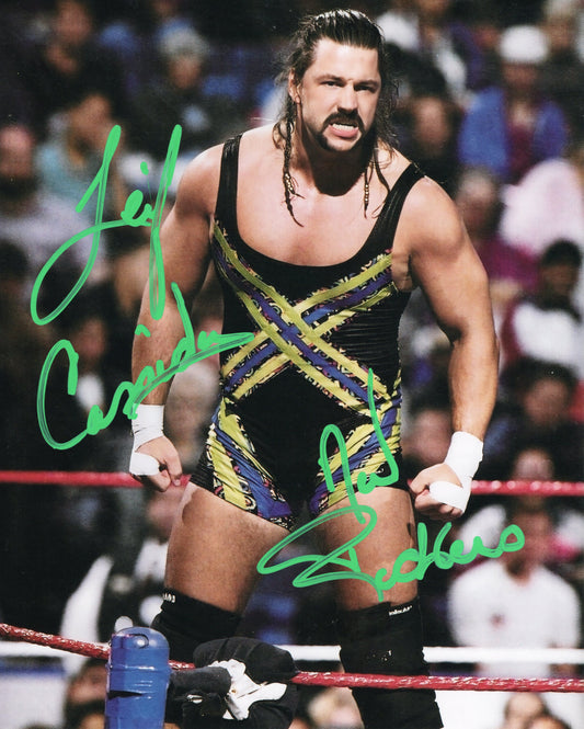 Leif Cassidy Al Snow (metallic 8x10) signed autographed photo funhouse WWF WWE ECW