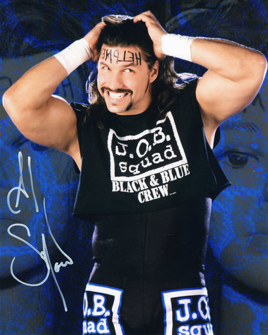 Leif Cassidy Al Snow (metallic 8x10) signed autographed photo funhouse WWF WWE ECW
