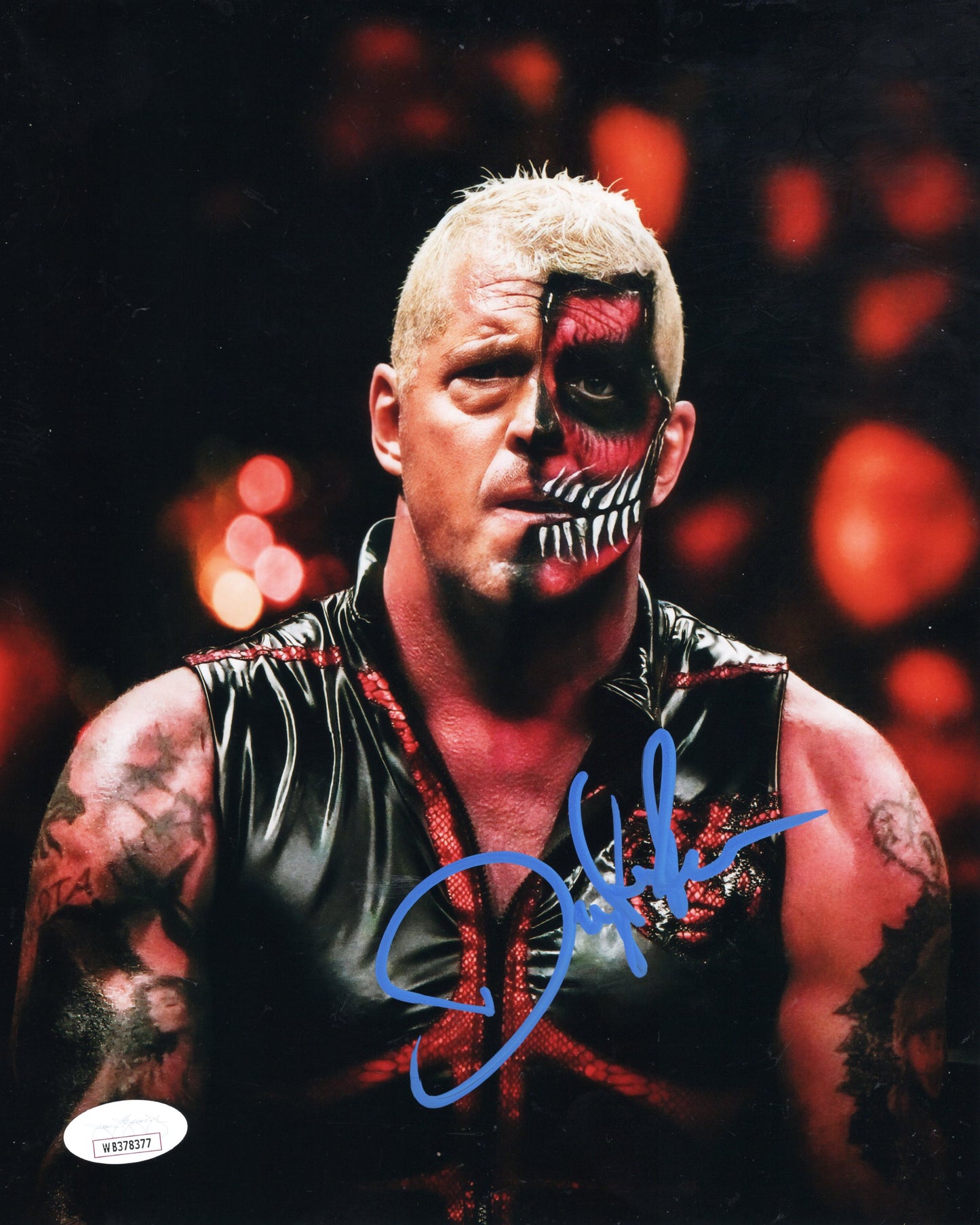 Dustin Rhodes Goldust (8x10 metallic) JSA COA TNA AEW photo signed autograph