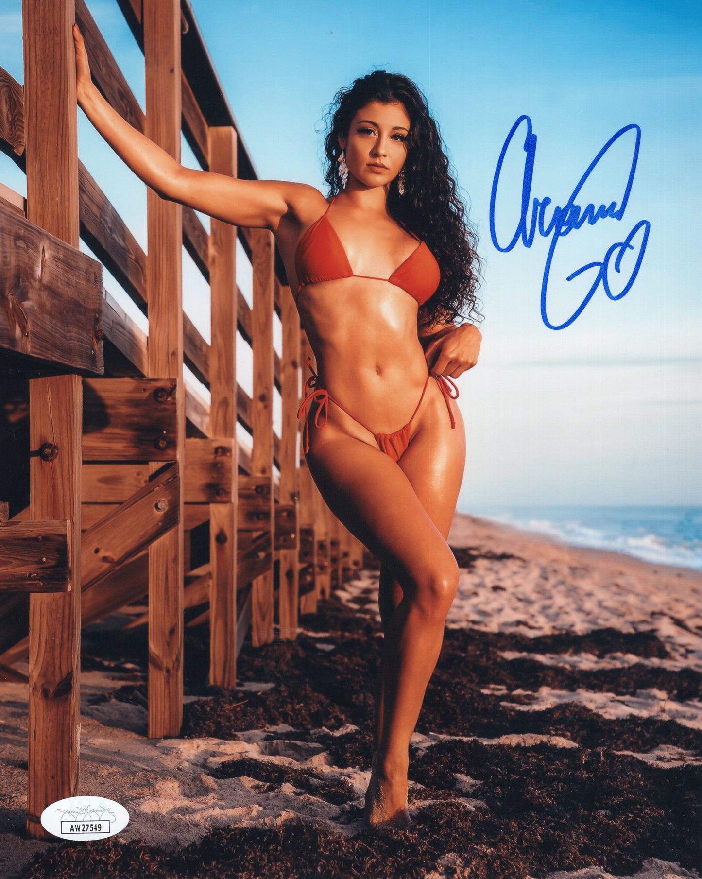 Arianna Grace (8x10) funhouse photo JSA signed auto autographed WWE NXT