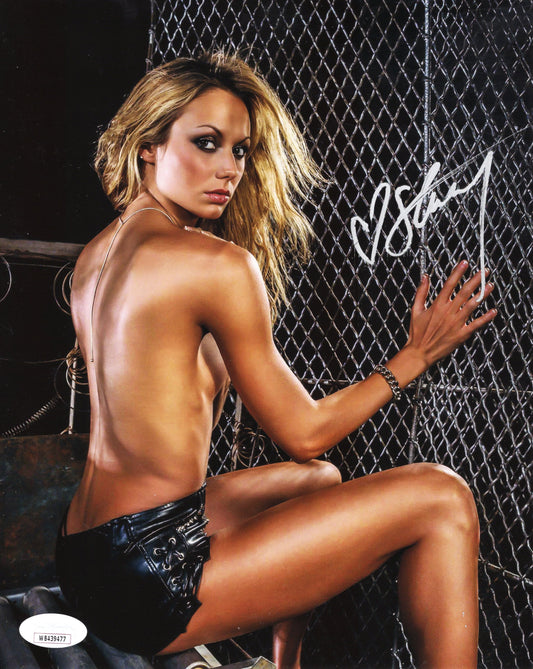 Stacy Keibler (8x10 ELITE METALLIC) JSA COA WWF WCW photo signed auto