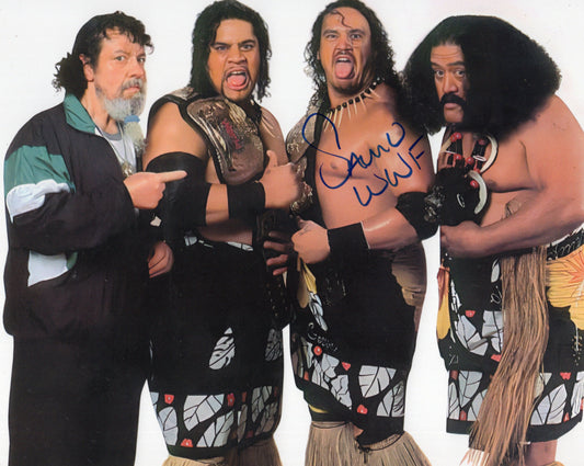 Samu 8x10 photo signed auto autographed WWF WWE WCW NWA ECW