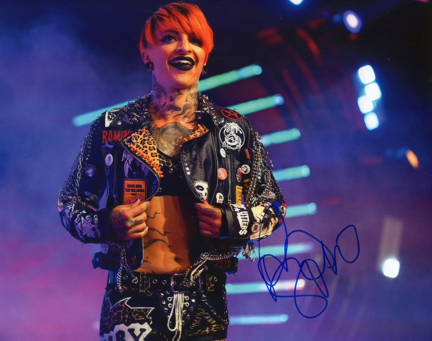 Ruby Soho Ruby Riott 8x10 AEW photo signed autographed WWE