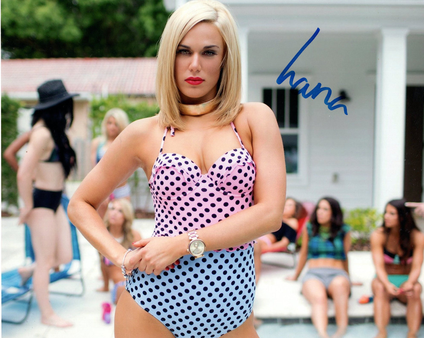 Lana CJ PERRY (8x10) WWE AEW photo signed auto autographed