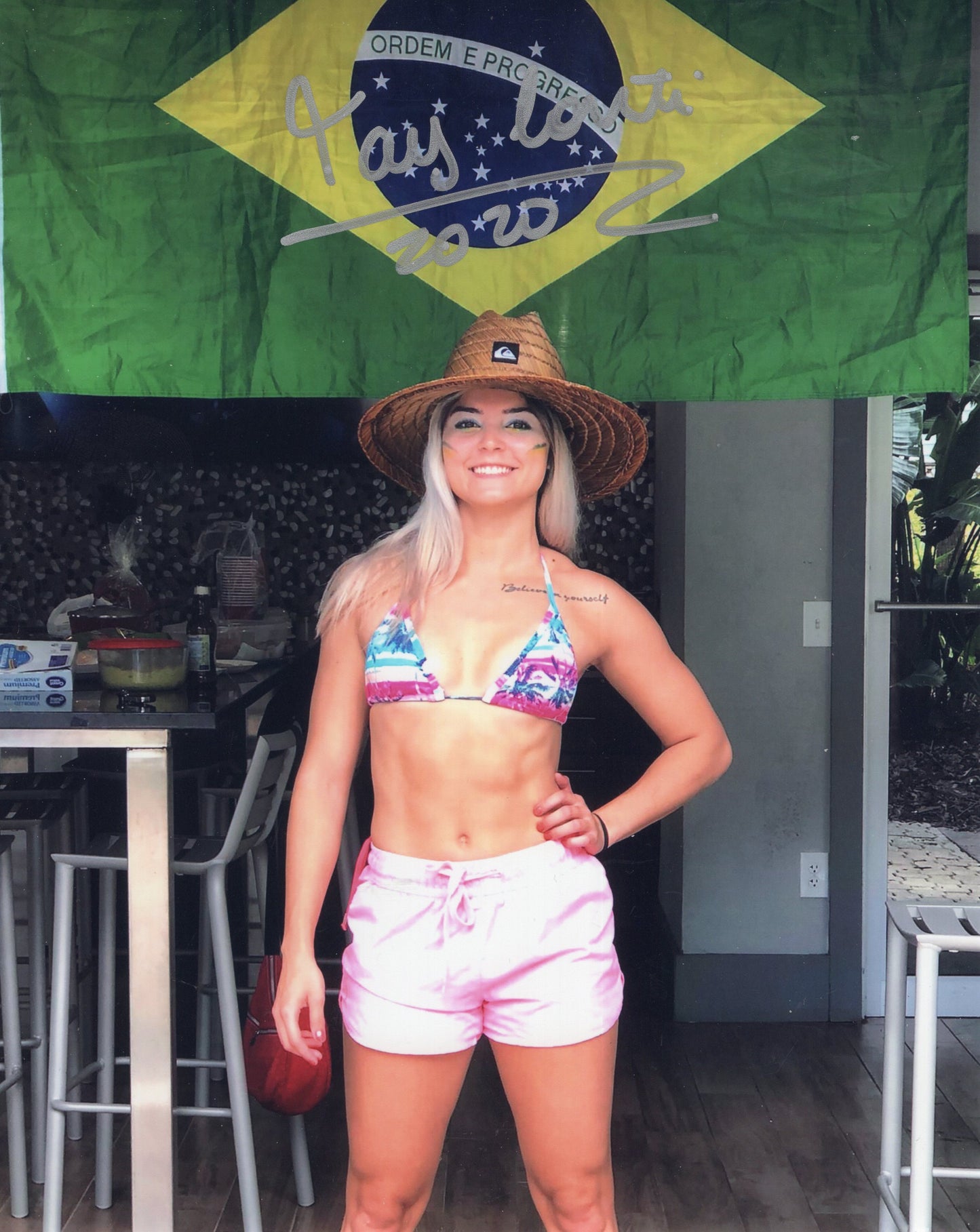 Tay Conti Tay Melo (8x10) AEW photo signed auto autographed