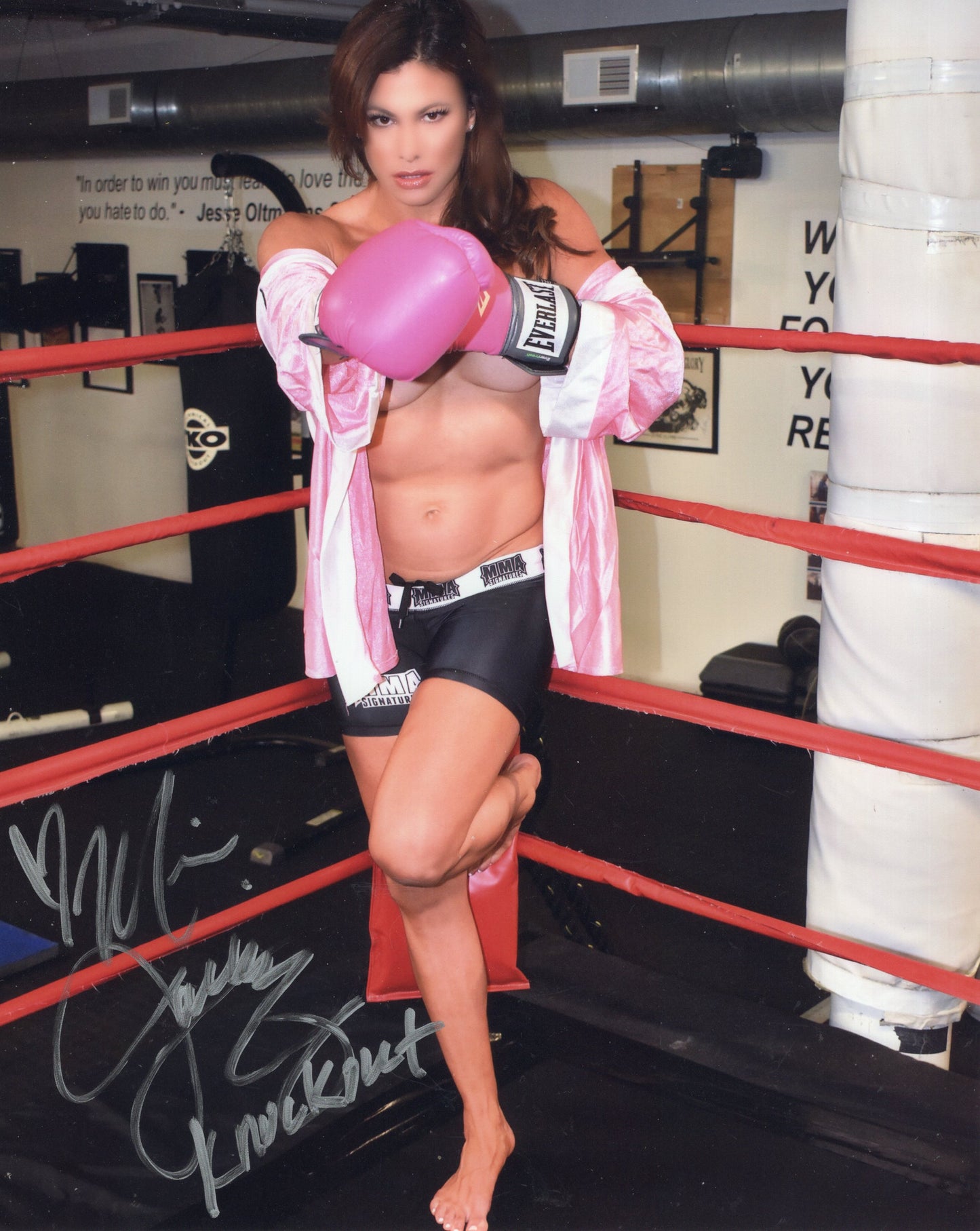 Jackie Gayda Miss jackie (8x10) WWE photo signed auto autographed