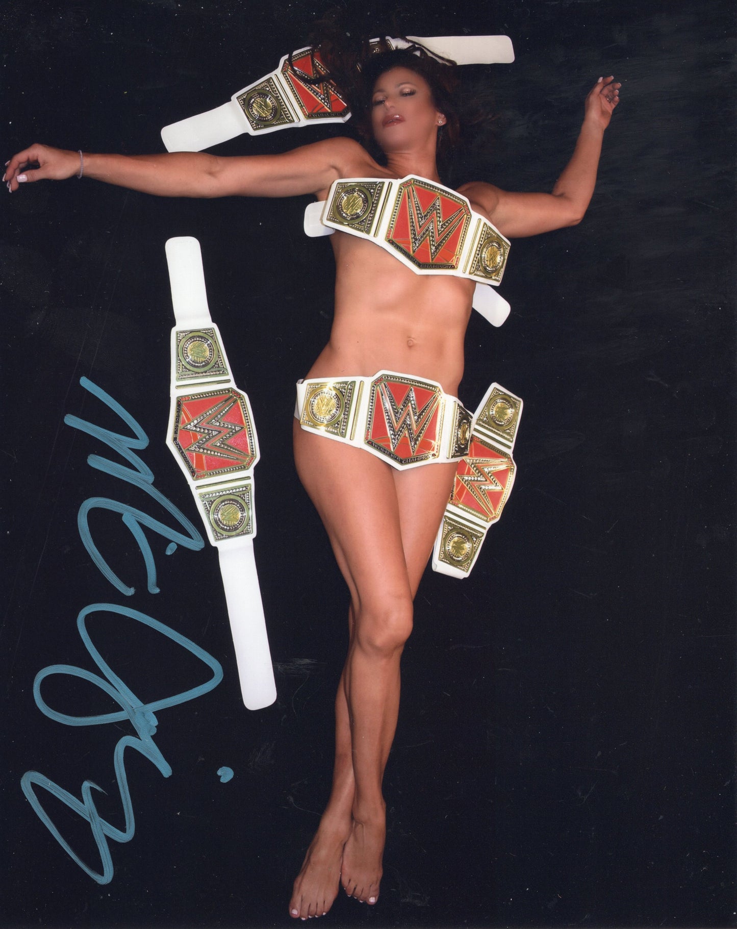 Jackie Gayda Miss jackie (8x10) WWE photo signed auto autographed