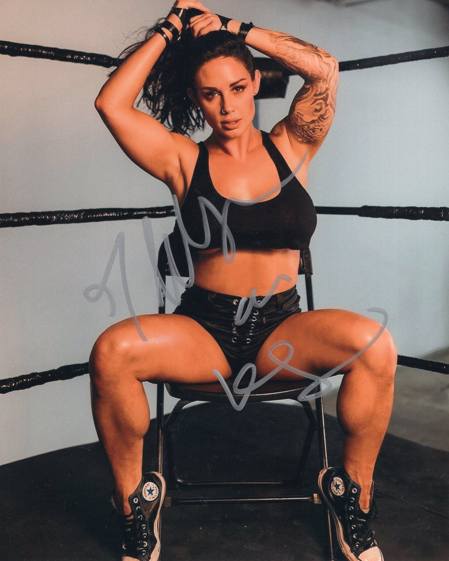 Celeste Bonin aka Kaitlyn (8x10) WWE photo signed auto autographed