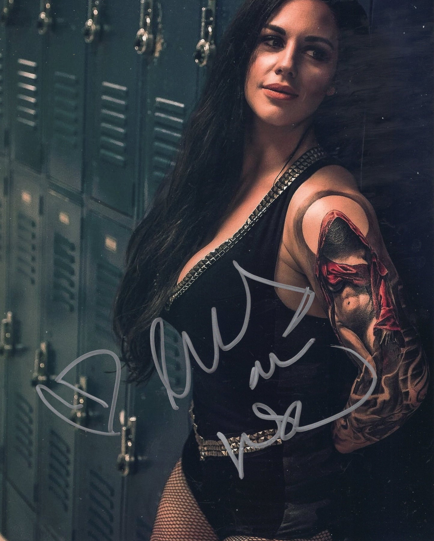 Celeste Bonin aka Kaitlyn (8x10) WWE photo signed auto autographed