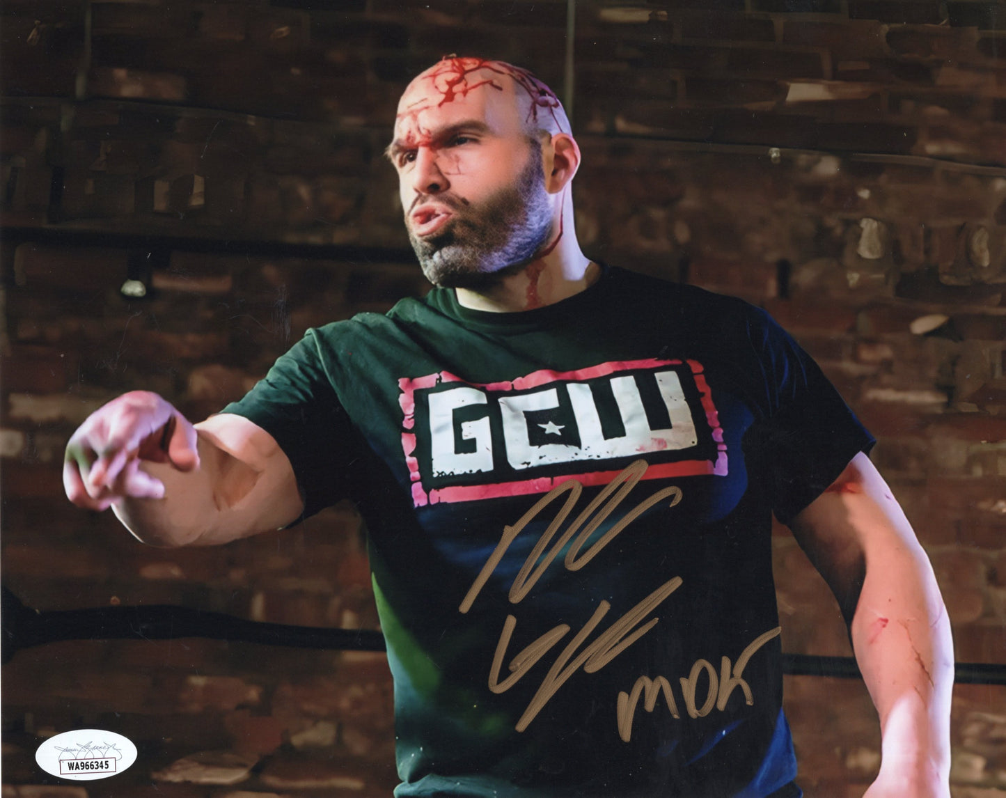 Nick Gage JSA COA 8x10 photo signed auto autographed