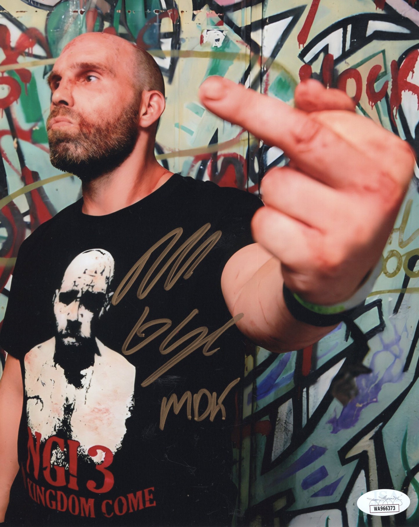 Nick Gage JSA COA 8x10 photo signed auto autographed