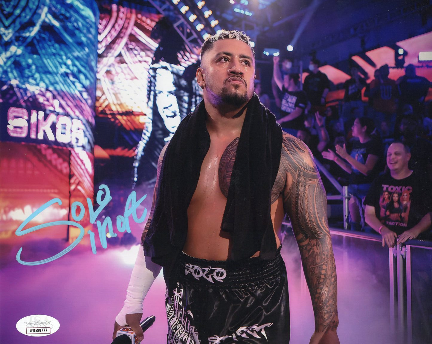 Solo Sikoa (8x10) JSA COA photo signed auto autographed