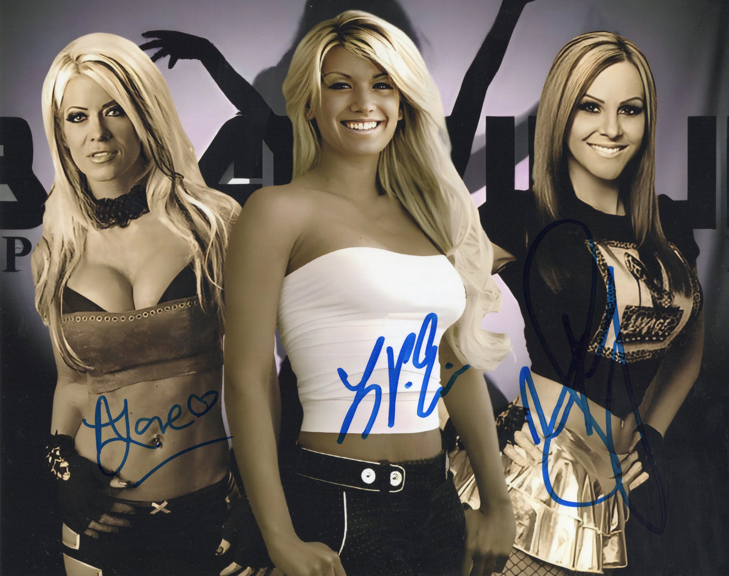 Beautiful People 8x10 photo signed auto autographed TNA IMPACT