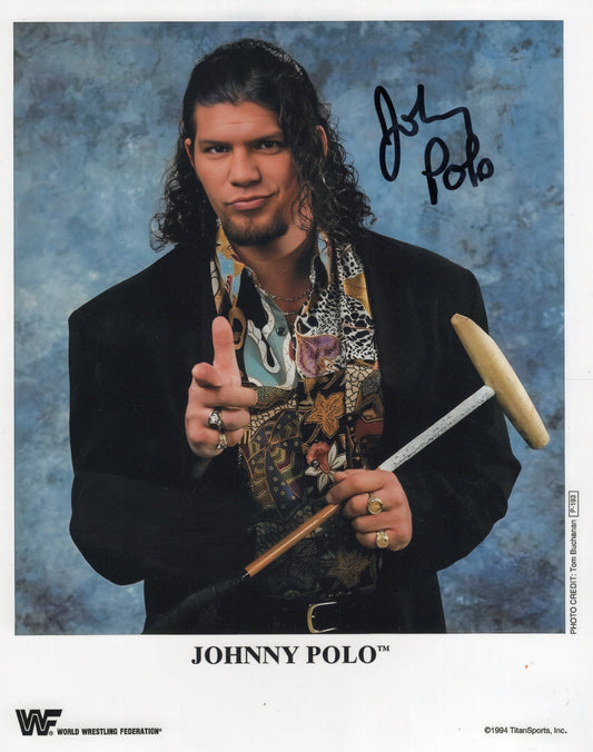 Raven Scotty Flamingo Johnny Polo (8x10) photo signed auto autographed ECW WWF WCW