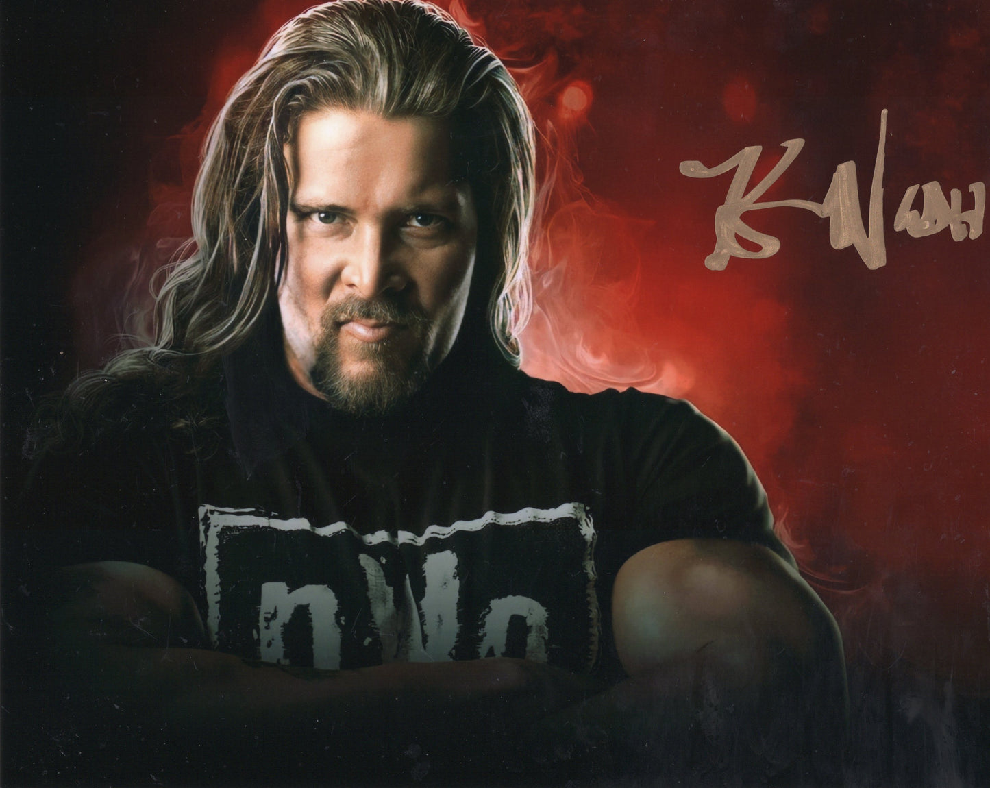 Kevin Nash (8x10 metallic) photo signed auto autographed WWF WCW WWE TNA