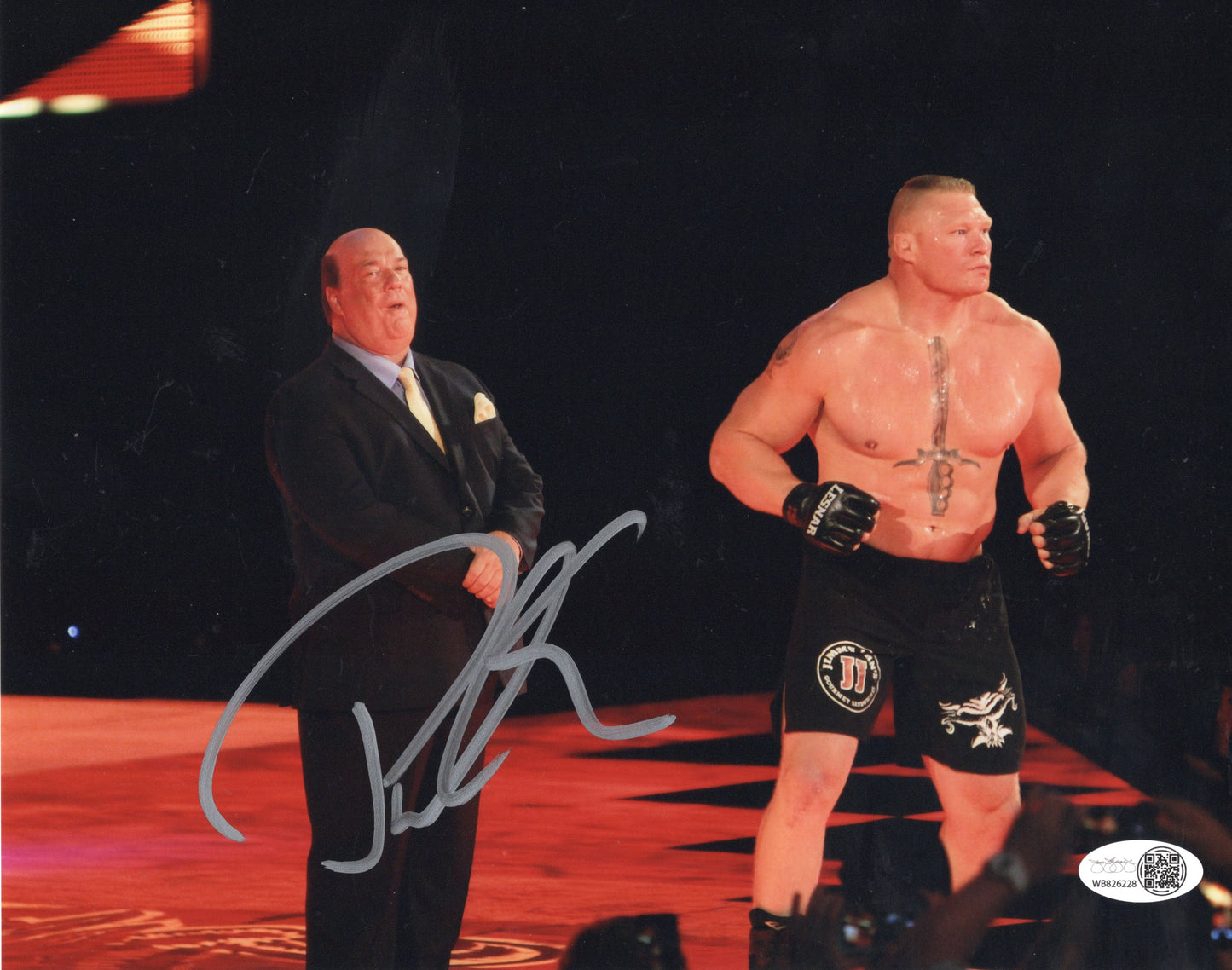 Paul Heyman (8x10) JSA COA WWE ECW photo signed autograph