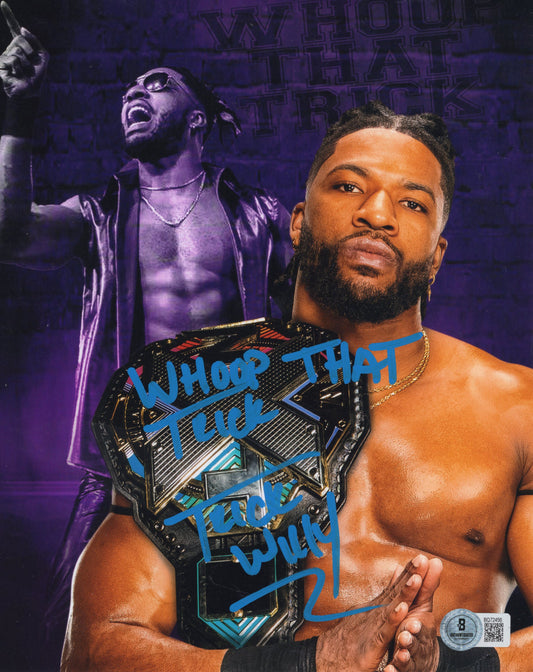 Trick Williams (8x10) Beckett COA NXT WWE photo signed auto autographed inscribed
