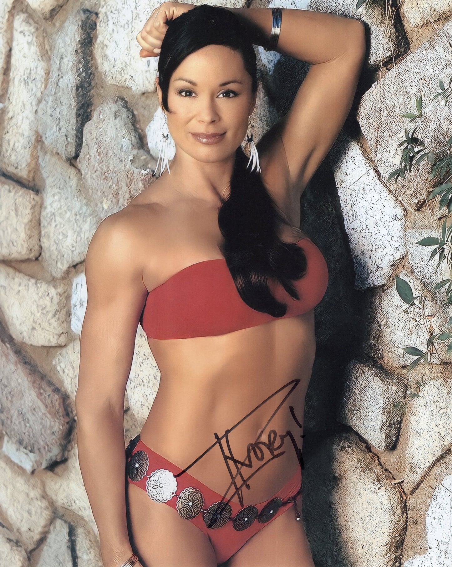 ivory signed (8x10) photo WWE WWF auto autographed