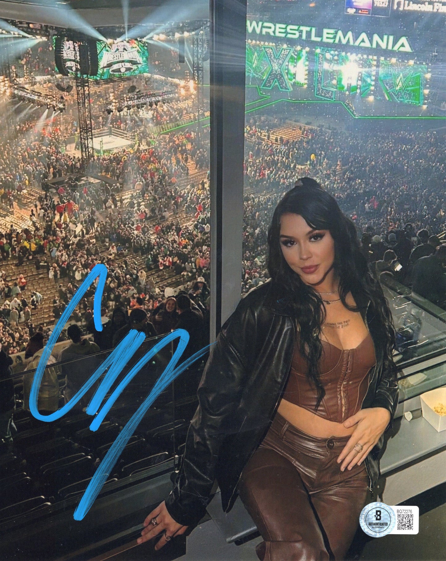 Cora Jade (8x10) Beckett COA NXT WWE photo signed auto autographed