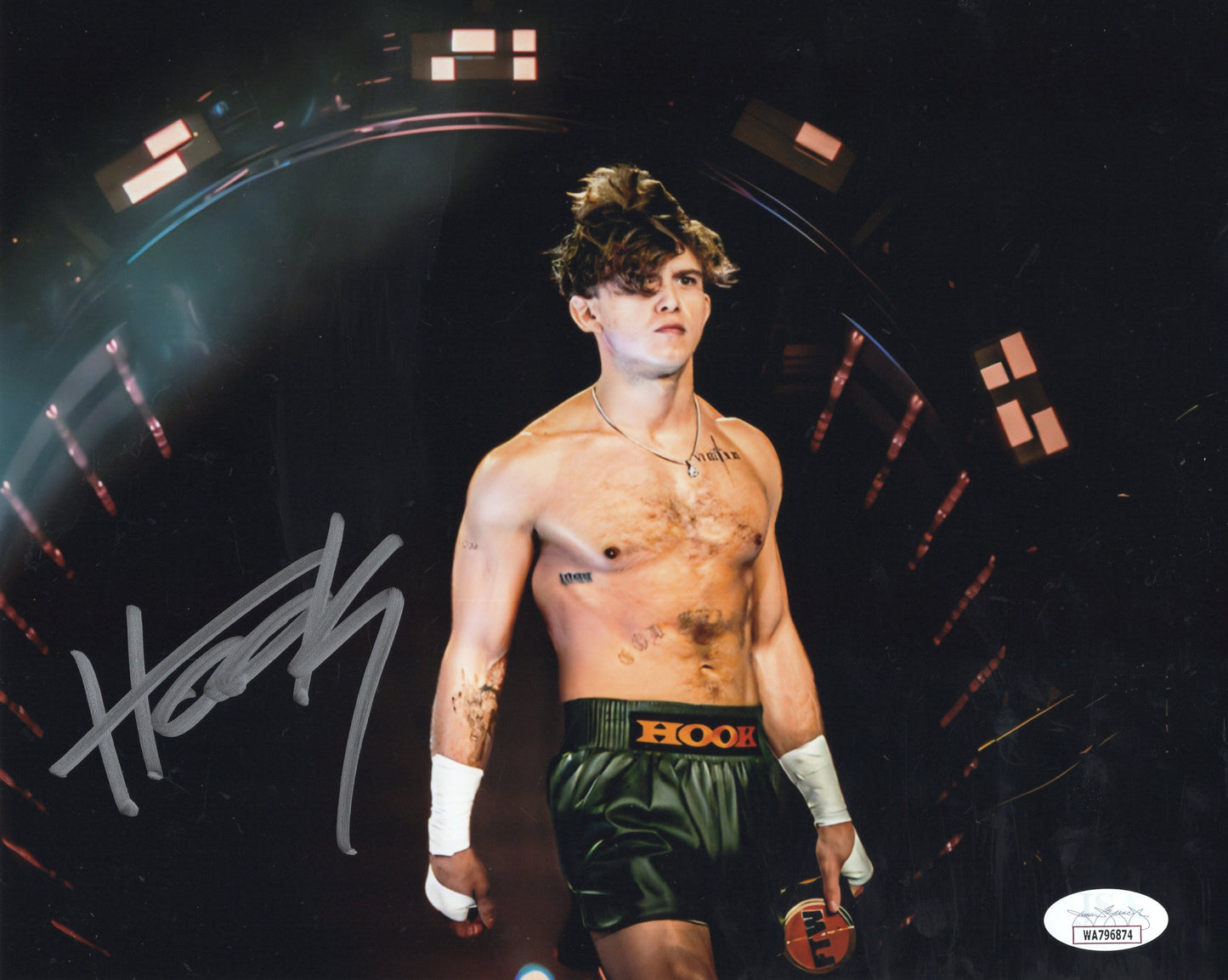 Hook signed (8x10) photo AEW auto autographed JSA COA