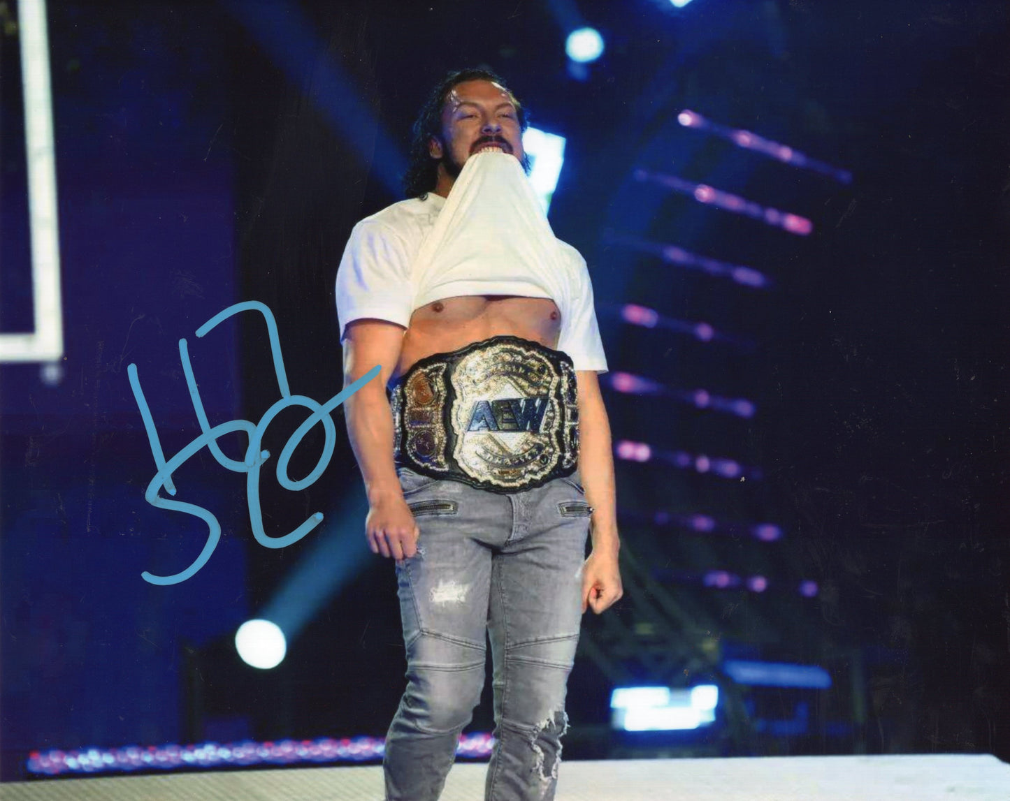 Kenny Omega signed (8x10) photo AEW auto autographed