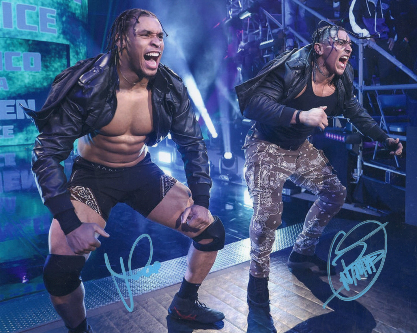 Bronco Nima Lucien Price 8x10 photo signed auto autographed WWE NXT