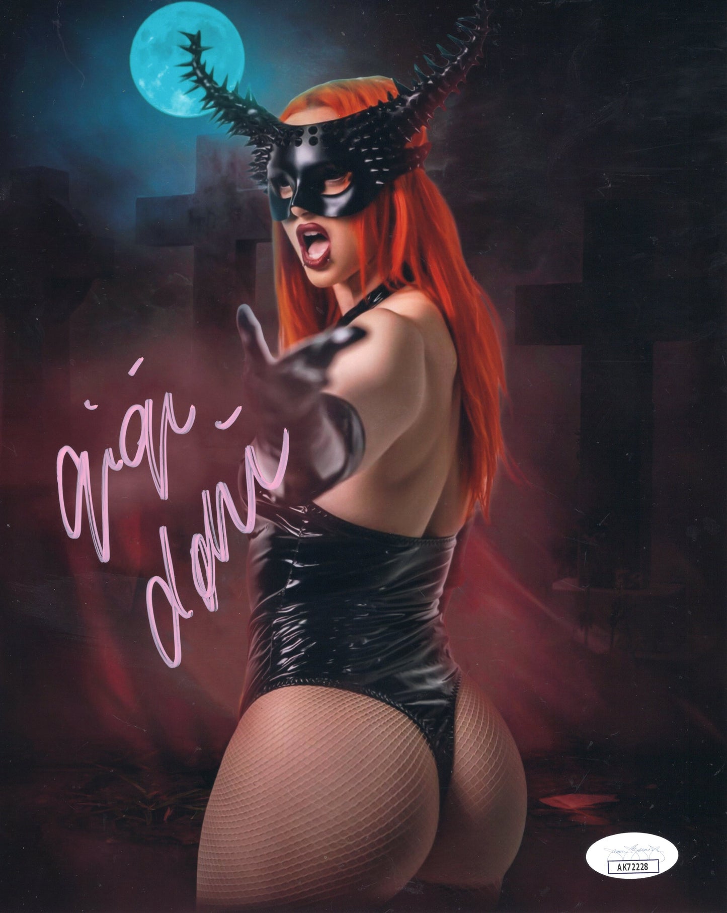 Gigi Dolin (metallic 8x10) JSA COA WWE NXT photo signed auto autographed