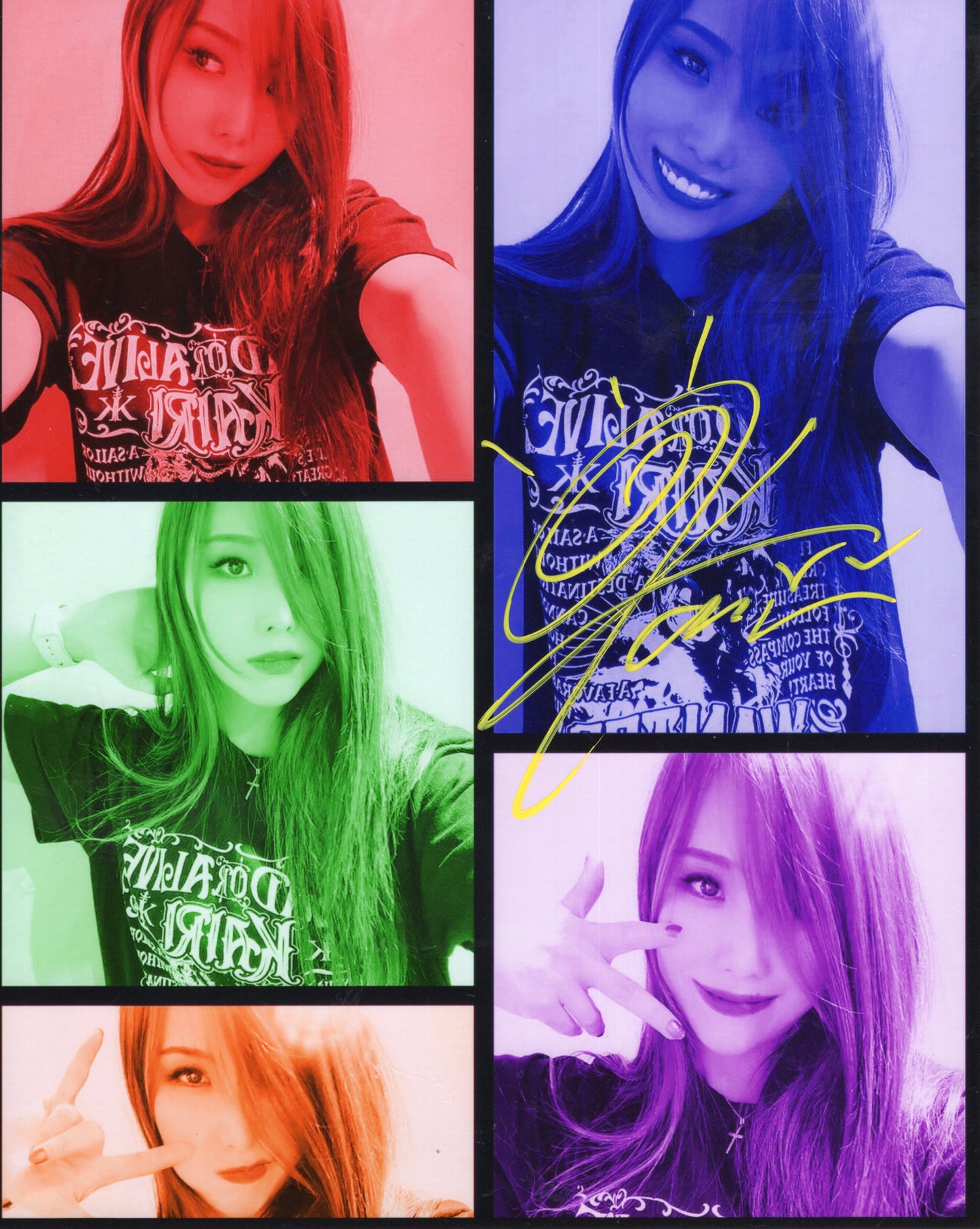 Kairi Sane funhouse metallic 8x10 - WWE NJPW photo signed auto autographed